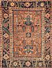 PERSIAN HERIZ HAND KNOTTED ORIENTAL RUG