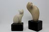 (2) Joseph Martinek (1915 - 1989) Cat Sculptures