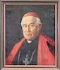 Framed 19th C. Portrait of a Cardinal