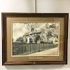 Framed Curtis Homestead Accented Photograph