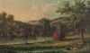 John White Allen Scott (Massachusetts, 1815-1907)  Lakeside Pastoral Scene