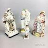 Four Early Staffordshire Pottery Figures