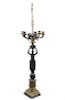 French Empire Style Figural 6 Arm Candelabra Lamp