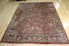 Antique And Finely Hand Woven Sarouk carpet.