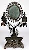 Jenny Lind cast iron dressing mirror