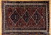 Semi-antique Shiraz carpet