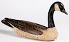 William Hanemann carved and painted goose decoy