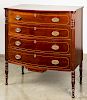 Wallace Nutting Sheraton mahogany chest of drawer