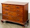 Pennsylvania Chippendale mahogany chest of drawers