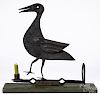 Wrought iron bird candleholder