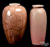 Two Rookwood pottery vases