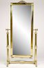Gilt Brass Cheval Mirror, 20th Century