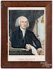 Four N. Currier presidential color lithographs