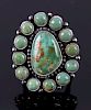 Navajo Royston Turquoise & Sterling Silver Ring