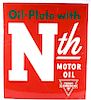 Nth Motor Oil Conoco Metal Advertising Sign