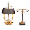 Two 19th century French lamps.