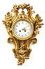 French Gilt Bronze Cartel Clock, Vincent et Cie