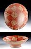 Lovely Narino Tuza Complex Pottery Footed Bowl