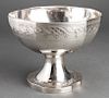 Joel Sayre American Coin Silver Engraved Compote