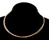 18K Yellow Gold 5-Wire Strand Choker / Necklace