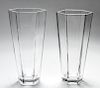 Tiffany & Co. Frank Lloyd Wright Hex Glass Vases 2