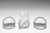 Lalique France Crystal Nude & 2 Paperweights, 3