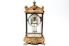 New Haven Rococo Manner Bronze Mantel Clock
