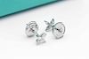 Tiffany & Co 0.21ct Diamond Platinum Earrings