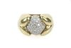 Ladies 18k Gold, Platinum & Diamond Ring