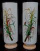 (2) Pair of European Porcelain Flower Vases