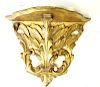 Mid Century Italian Gilt Carved Wood And Marble