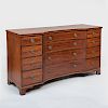 Federal Inlaid Mahogany Concave Dressing Chest, New York or Philadelphia