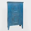 Hudson Valley Blue Painted Cupboard