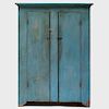 Hudson Valley Blue Painted Cupboard