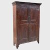 Hudson Valley Iron Red Paneled Cupboard