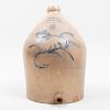 American Salt Glazed Stoneware Bottle Form Cistern