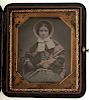 Nicely Tintied Daguerreotype of a Young Woman 