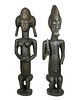 Pair of Large Decorative African Fertility Statues