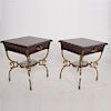 Pair of Side Tables Nightstands Attributed to Arturo Pani