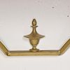Midcentury Mexican Modernist Wall Console Table Star Brass Arturo Pani