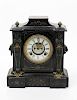 Ansonia Iron & Slate 8 Day Mantle Clock