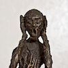 Bronze Sculpture "The Scream" Edvard Munch Midcentury