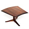 Side Walnut Table Parallel by Barney Flagg for Drexel