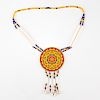 NATIVE AMERICAN BEADED NECKLACE