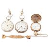 Three Pocket Watches including T. Russell & Son