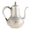 French Silver Individual Teapot
