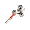 George IV Silver Baby Rattle with Coral Teether