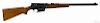 Remington Model 81 Bushmaster semi-automatic rifle, .300 savage caliber, with a walnut stock