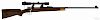 Swedish sporterized Model 1896 Mauser rifle, 6.5 x 55 caliber, with a Monte Carlo stock