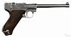 Stoeger Luger American Eagle, stainless steel Navy model pistol, 9 mm, with a 6'' barrel